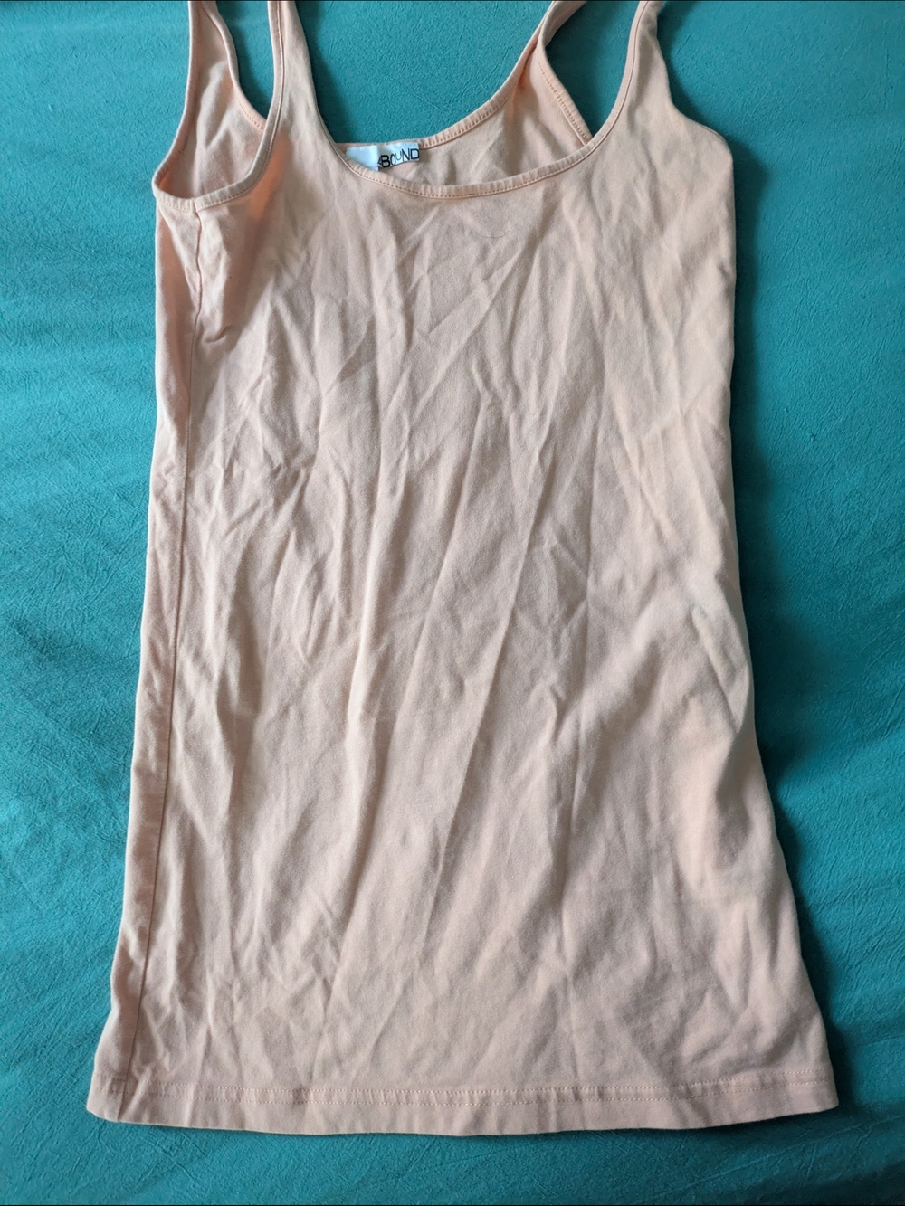 Abound Peach Scoop Neck Tank Top M EUC Stretch